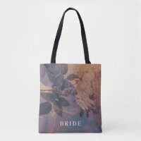 Blommig Elegant Boho Lila Fantasi Brud Att Vara