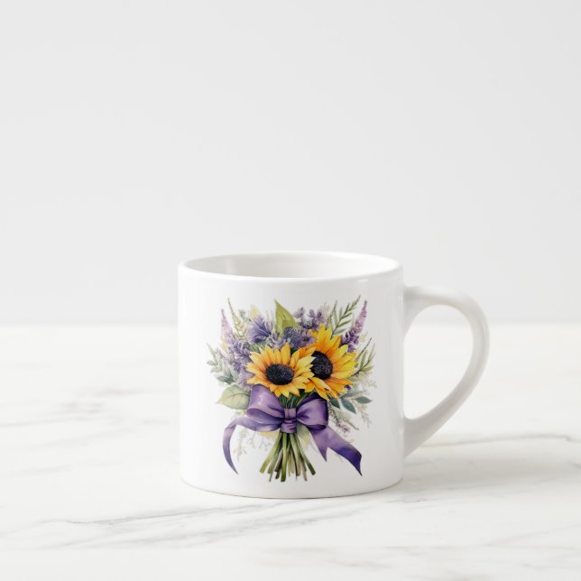 Blommig  espressomugg (Höger)