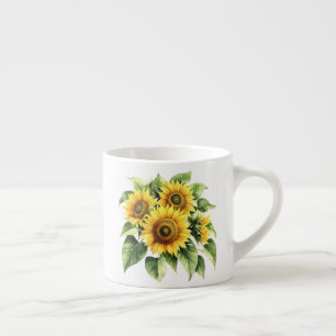 Blommig espressomugg
