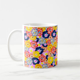 Blommig explosion kaffemugg