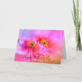 Blommig fantasi Mors dag Kort