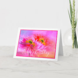 Blommig fantasi specialkort kort