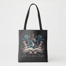 Blommig fantasibok Dragetotebag Tygkasse