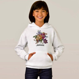 Blommig Fantasy Hoodie T Shirt