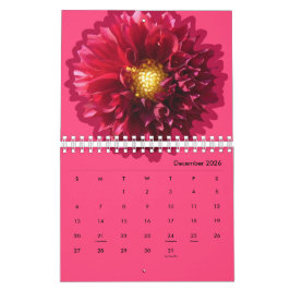 Blommig Färgrik 2026 Kalender