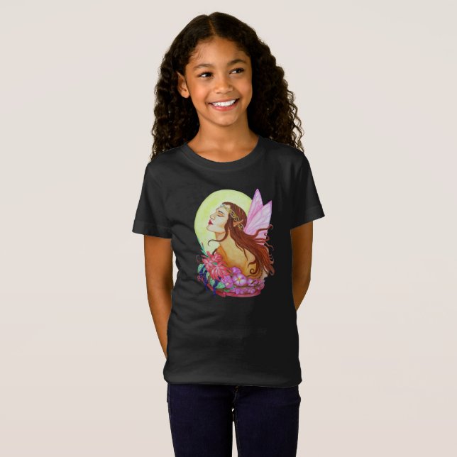 Blommig fe  t shirt (Hel framsida)