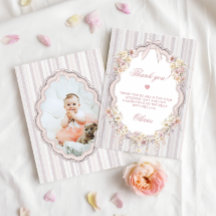 Blommig flicka med rosett 1-års födelsedagsfoto Ta