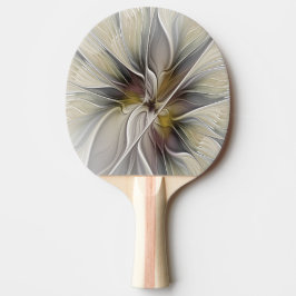 Blommig Fraktal, Fantasi Blomma med Jordens Färger Pingisracket