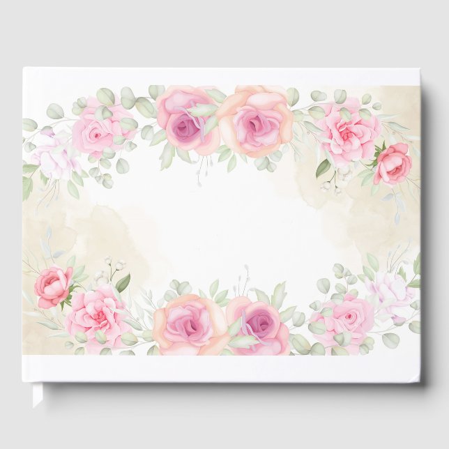 Blommig gästbok (Framsida)