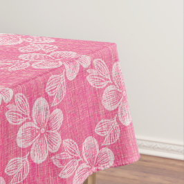 blommig gitter rosa mönster