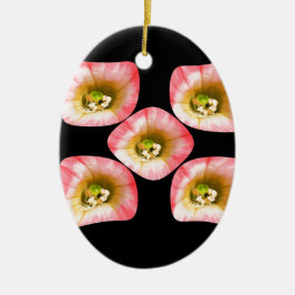 Blommig Glädje Julgransprydnad Keramik