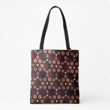 Blommig gobeläng - Toteväska