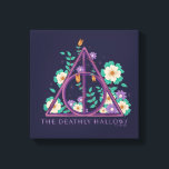 Blommig grafik för Dödsrelikerna Canvastryck<br><div class="desc">HARRY POTTER™ | Kolla in denna blommiga symbol för Dödsrelikerna!</div>