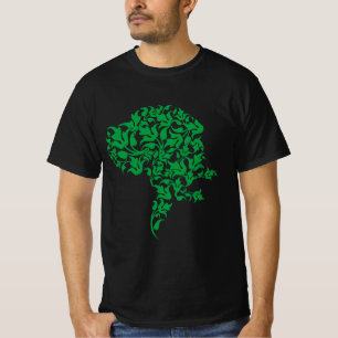 Blommig Grand Danois  T Shirt