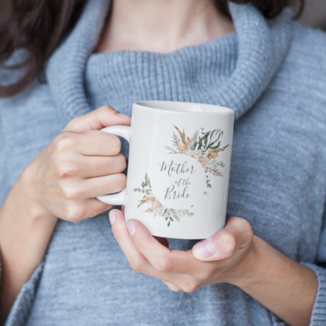 Blommig grönska | Brudens mor-mugg Kaffemugg (Skapare uppladdad)