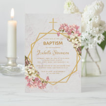 Blommig Guld Marmor Rosa Orkidéer Geometrisk Dop