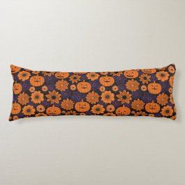 Blommig Halloween Kroppskudde