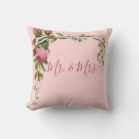 Blommig herr fru bröllop brud brudgum elegant rosa
