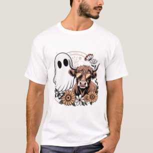 Blommig Höst Höglands Ko Spöke T Shirt