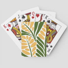 Blommig illustration casinokort