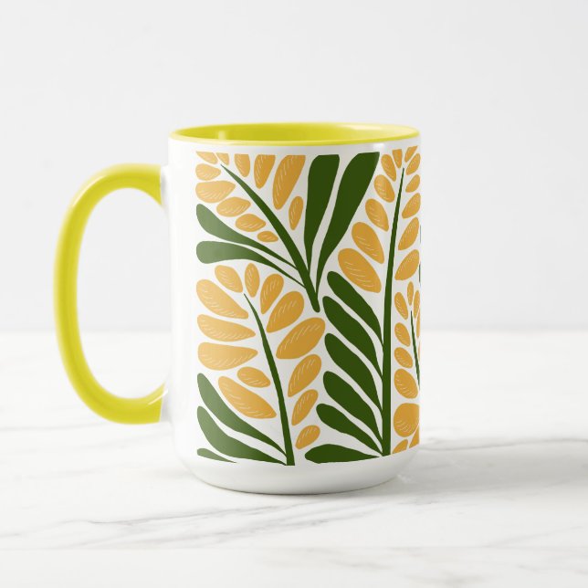 Blommig illustration mugg (Vänster)