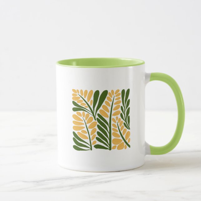 Blommig illustration mugg (Höger)