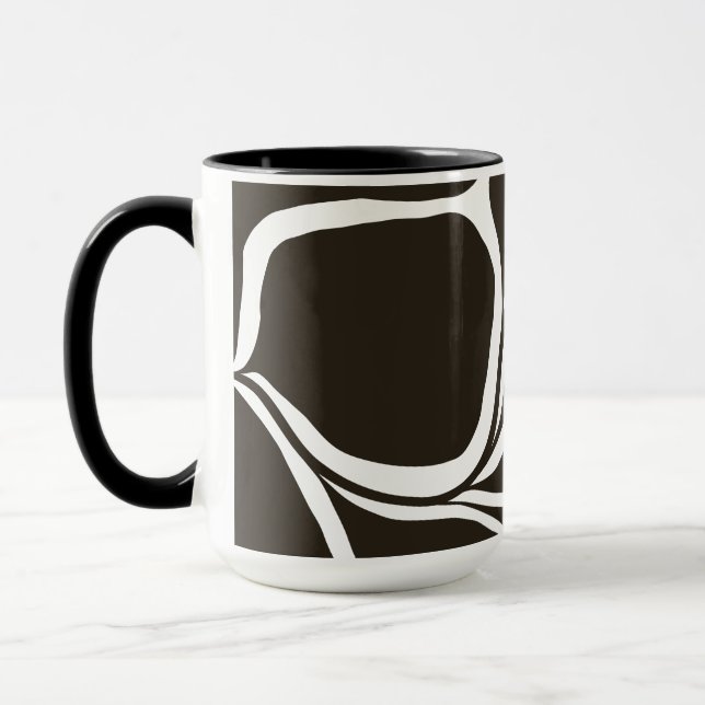 Blommig illustration mugg (Vänster)