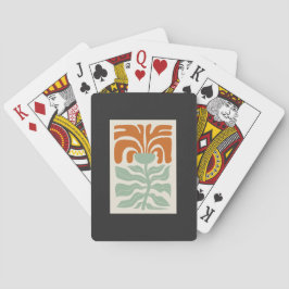 Blommig illustrationskonst casinokort