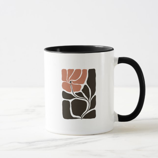 Blommig Illustrationskonst Mugg (Höger)