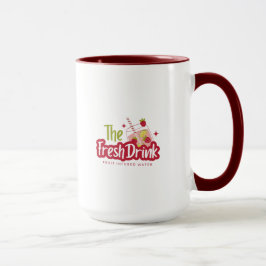 Blommig illustrationskonst mugg