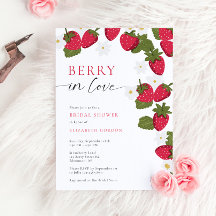 Blommig Jordgubbsbröllopsfest från Berry in Love