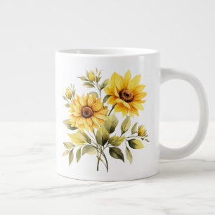 Blommig jumbo mugg