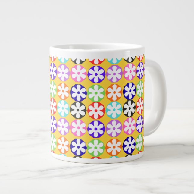 blommig jumbo mugg (Framsida höger)
