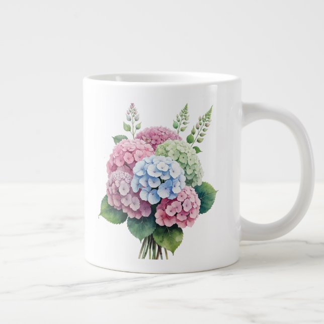 Blommig  jumbo mugg (Höger)