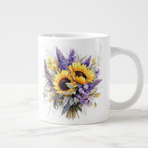 Blommig jumbo mugg