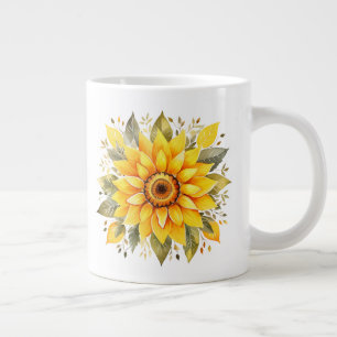 Blommig jumbo mugg