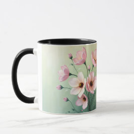 Blommig kaffemugg