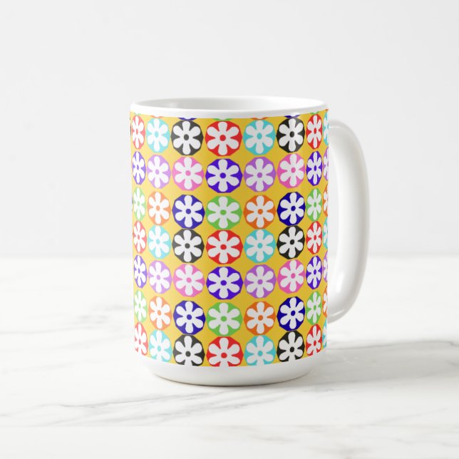 blommig kaffemugg (Framsida höger)