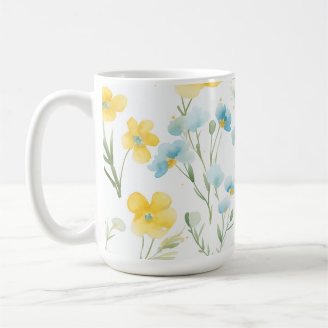 Blommig Kaffemugg (Vänster)