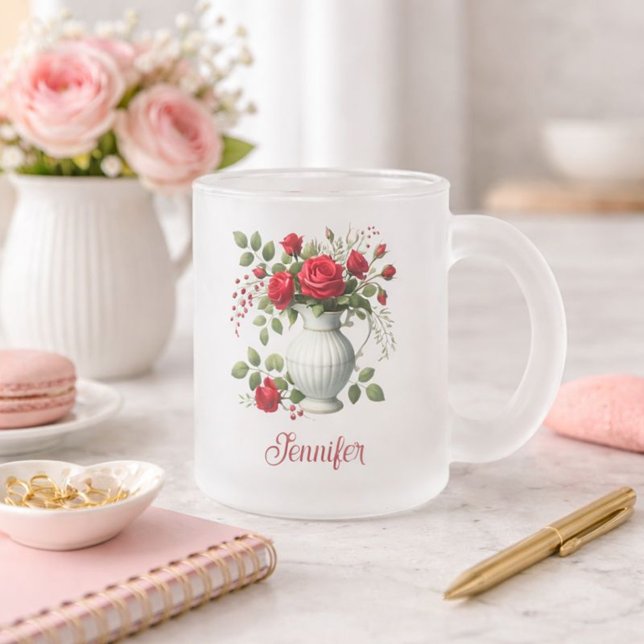 Blommig kaffemugg foto (Skapare uppladdad)