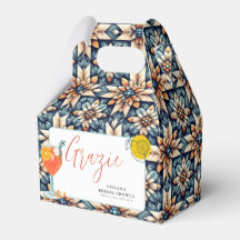 Blommig kakel Saftig orange spritz dusch