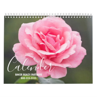 Blommig kalender blomstrande skönhet för varje mån