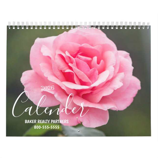 Blommig kalender blomstrande skönhet för varje mån (Omslag)