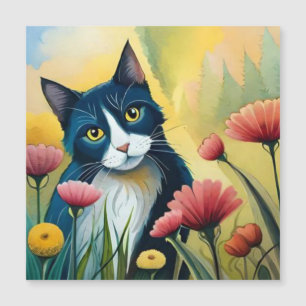 Blommig katt