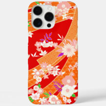 Blommig Kimono Mönster Vår