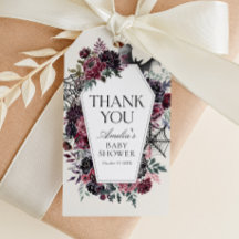 Blommig kista Halloween Baby Shower
