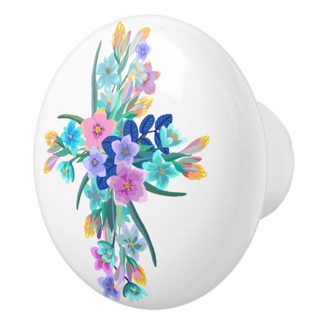 Blommig kors knopp (Höger)