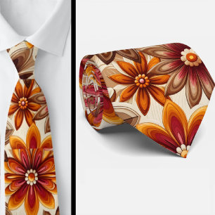 Blommig Kraft Hippie Slipskötsel Slips