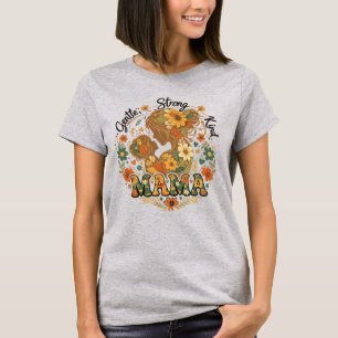 Blommig Mamma Retro Estetik - Vintage T Shirt