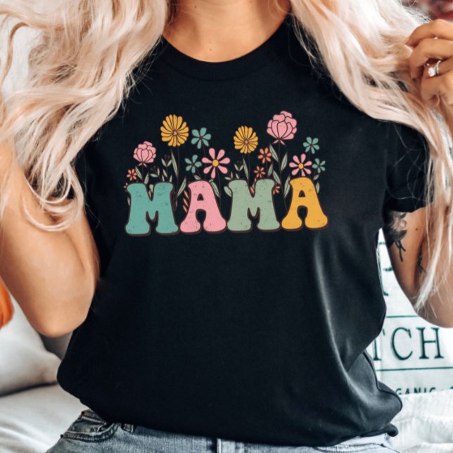 Blommig Mamma T-Shirt (Skapare uppladdad)